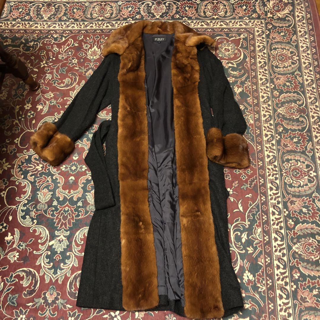 foxey ミンク　カシミヤコート