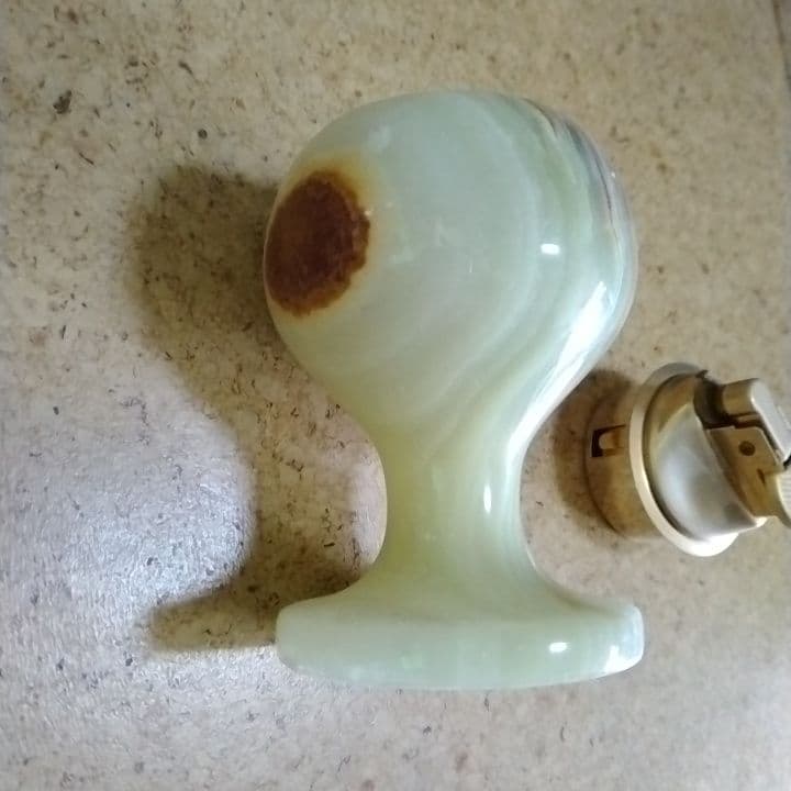 翡翠　灰皿　大理石　天然石　小物入れ