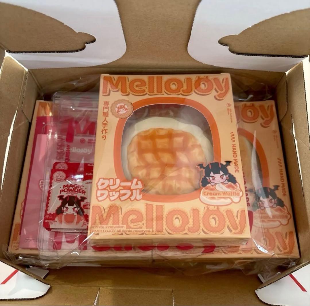 Mellojoy メロジョイ　クリームワッフル　三角 まる スクエア 3種セット
