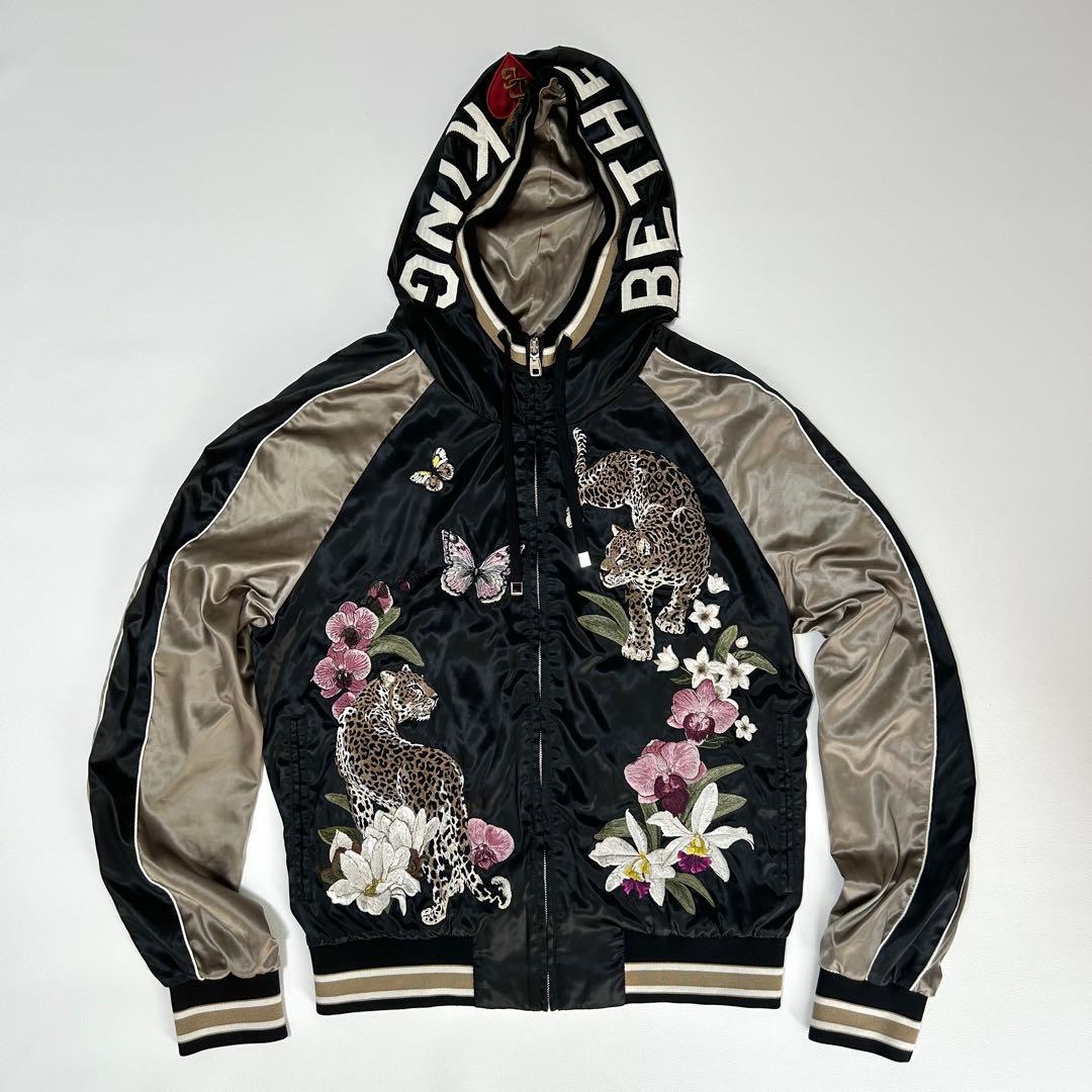 美品DOLCE&GABBANA フード付きスカジャン 刺繍 48 THEKING