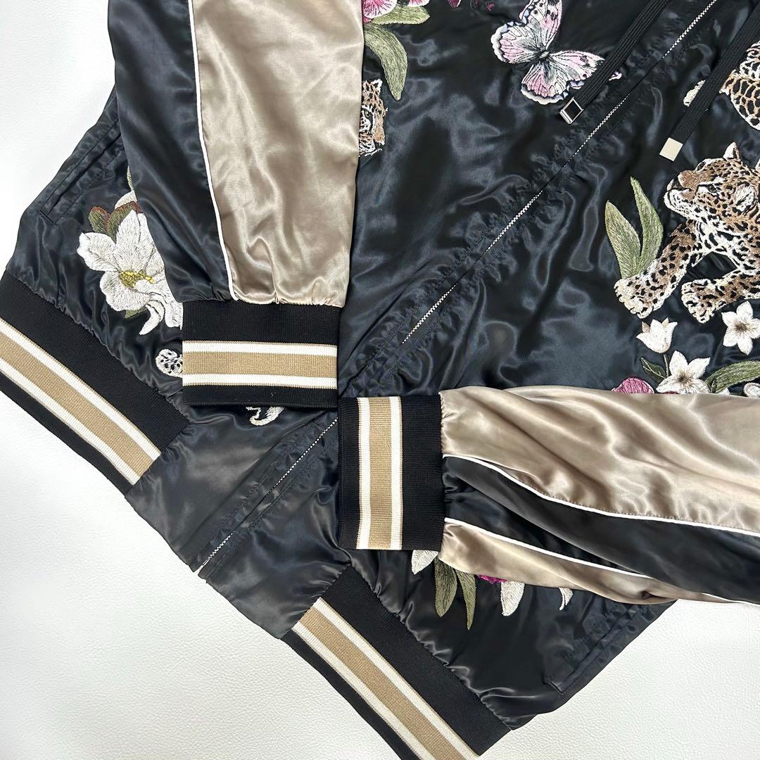 美品DOLCE&GABBANA フード付きスカジャン 刺繍 48 THEKING