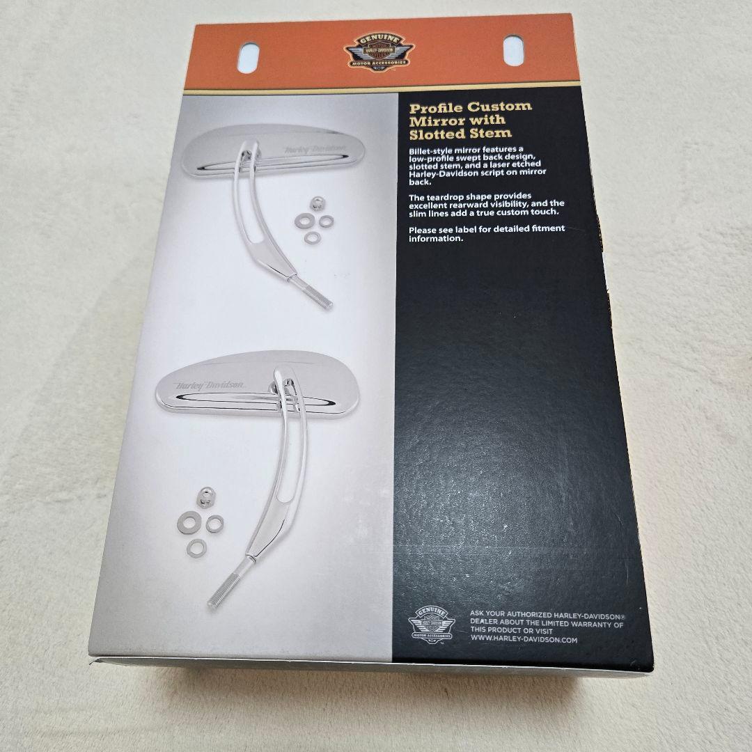 【91697-06A】ハーレー純正　プロファイル・カスタムミラー