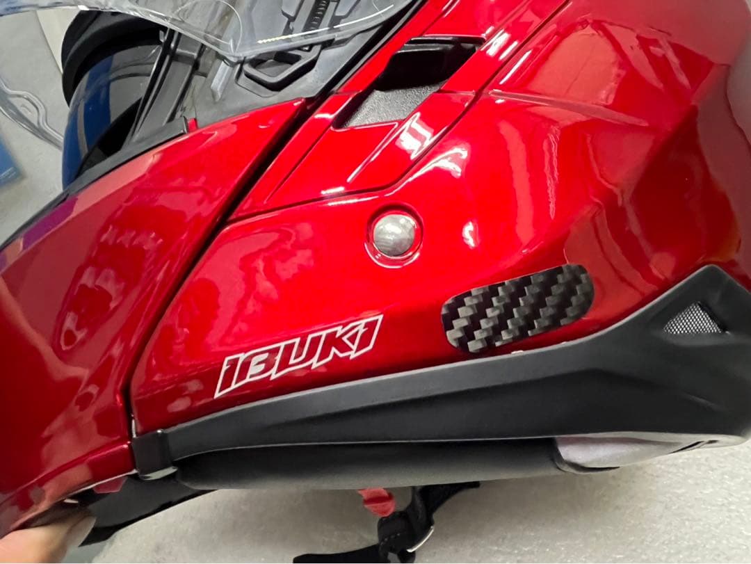 システムヘルメット OGK kabuto ibuki フルフェイス レッド XL