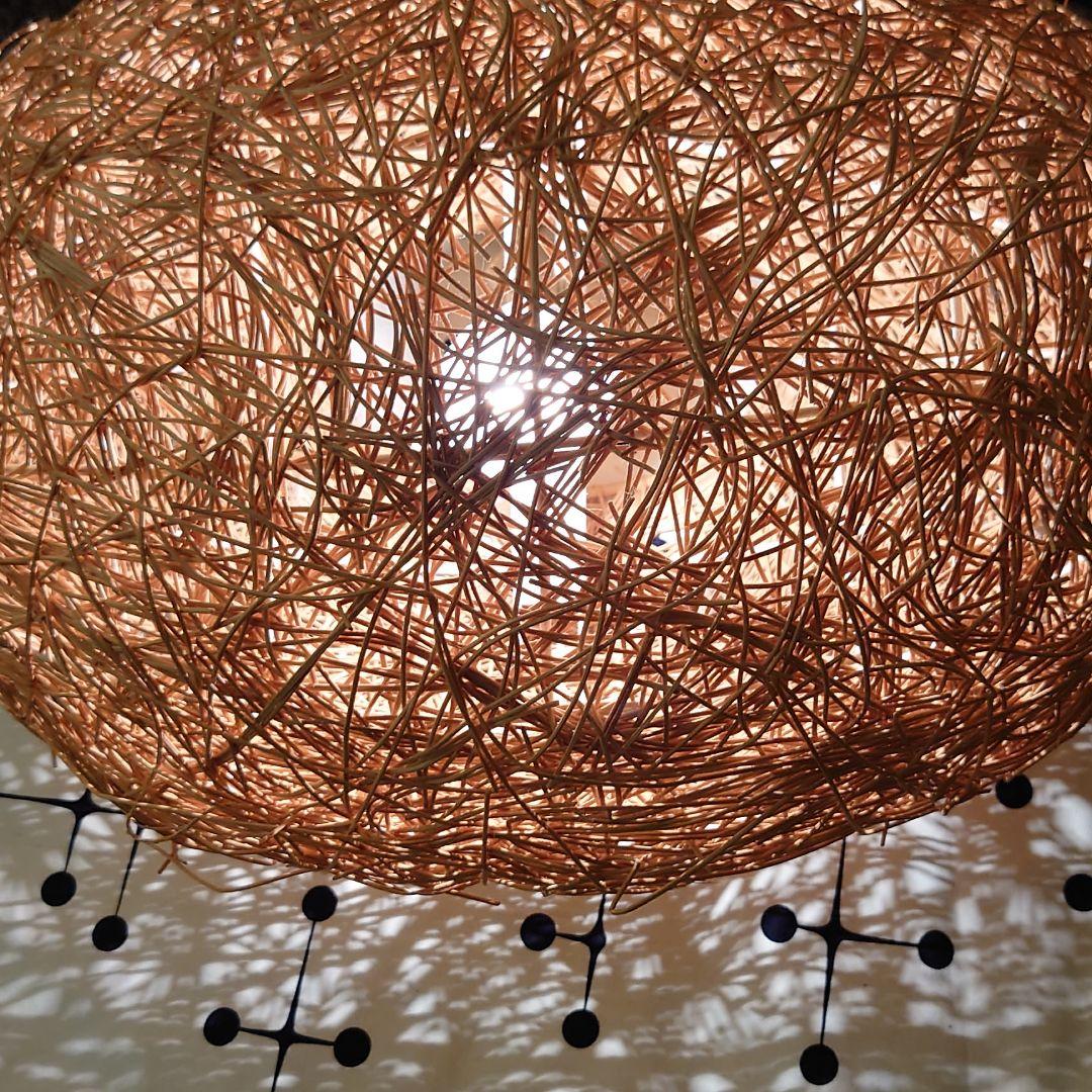 フロアライト　間接照明　アートワークスタジオ　未使用鳥の巣