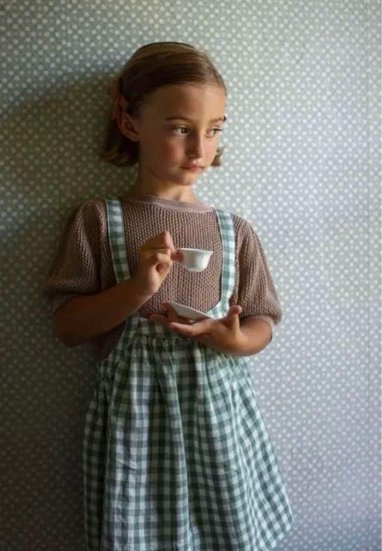 新品 SOOR PLOOM Eloise Pinafore Gingham
