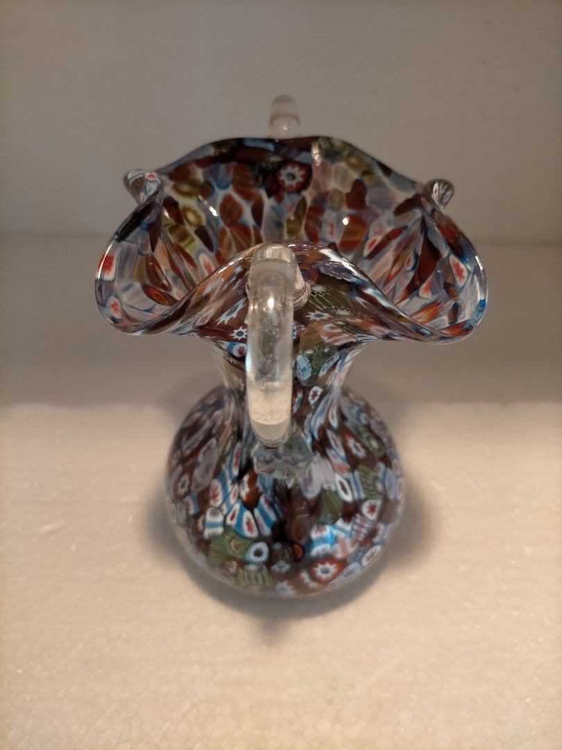 ムラーノ ミルフィオリ murano millefiori 花瓶