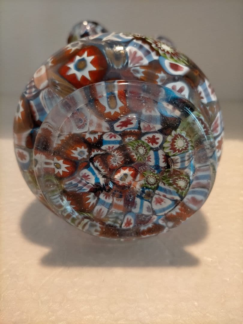 ムラーノ ミルフィオリ murano millefiori 花瓶