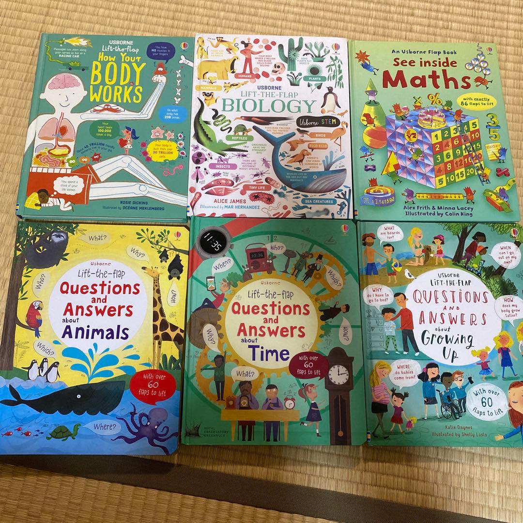 英語絵本Usborne フラップ絵本セット 6冊