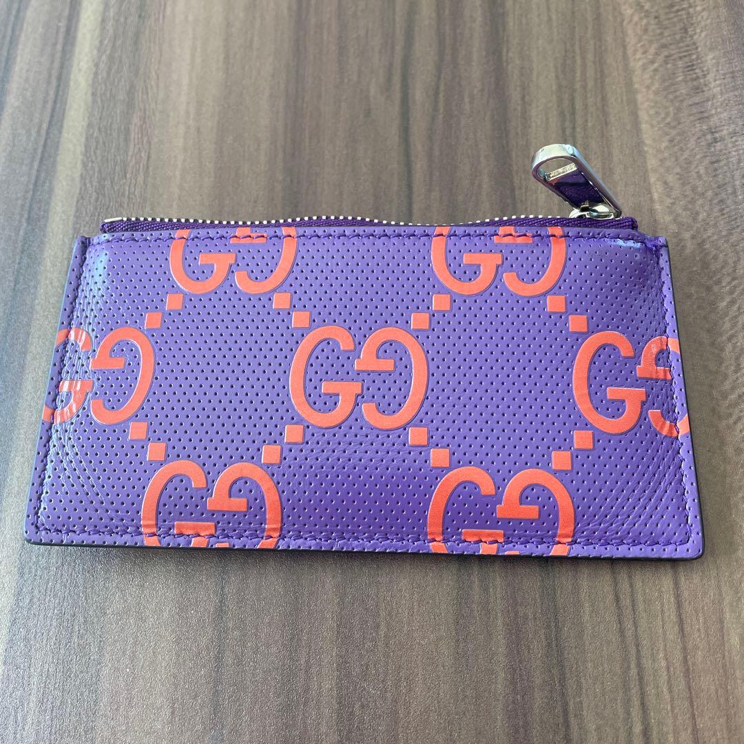 GUCCI GGロゴ ケース パープル