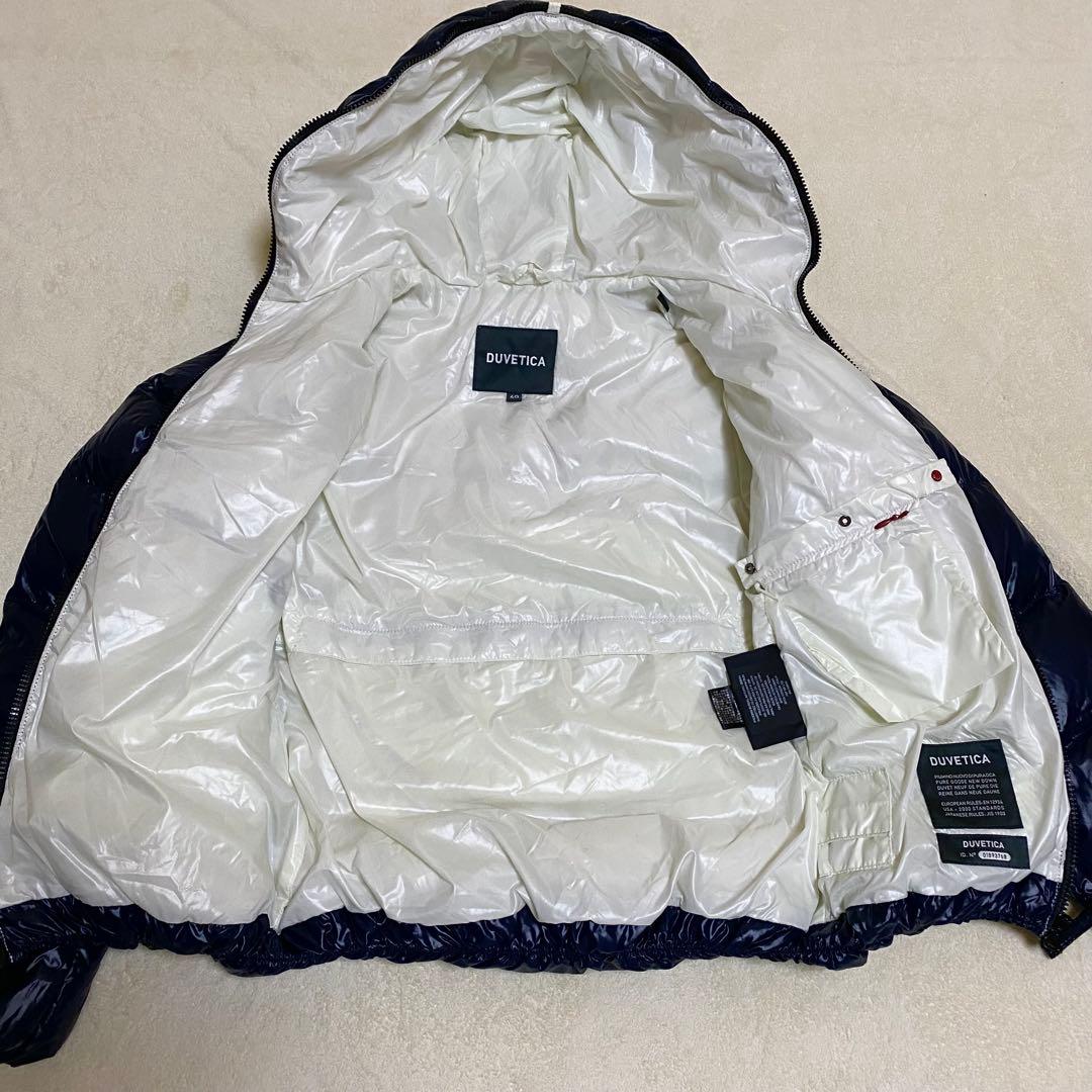 美品✨現行 DUVETICA THIA ダウンジャケット ネイビー 40 黒タグ