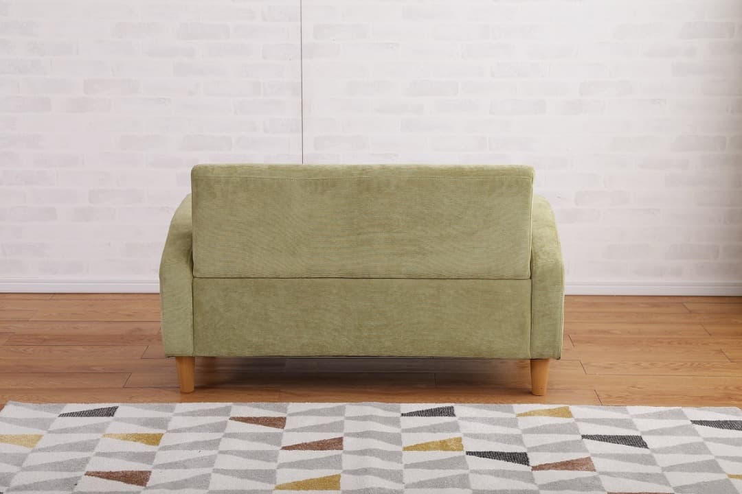 【送料無料】Prima 2人掛けソファ 天然木 椅子 ウレタン クッション付き