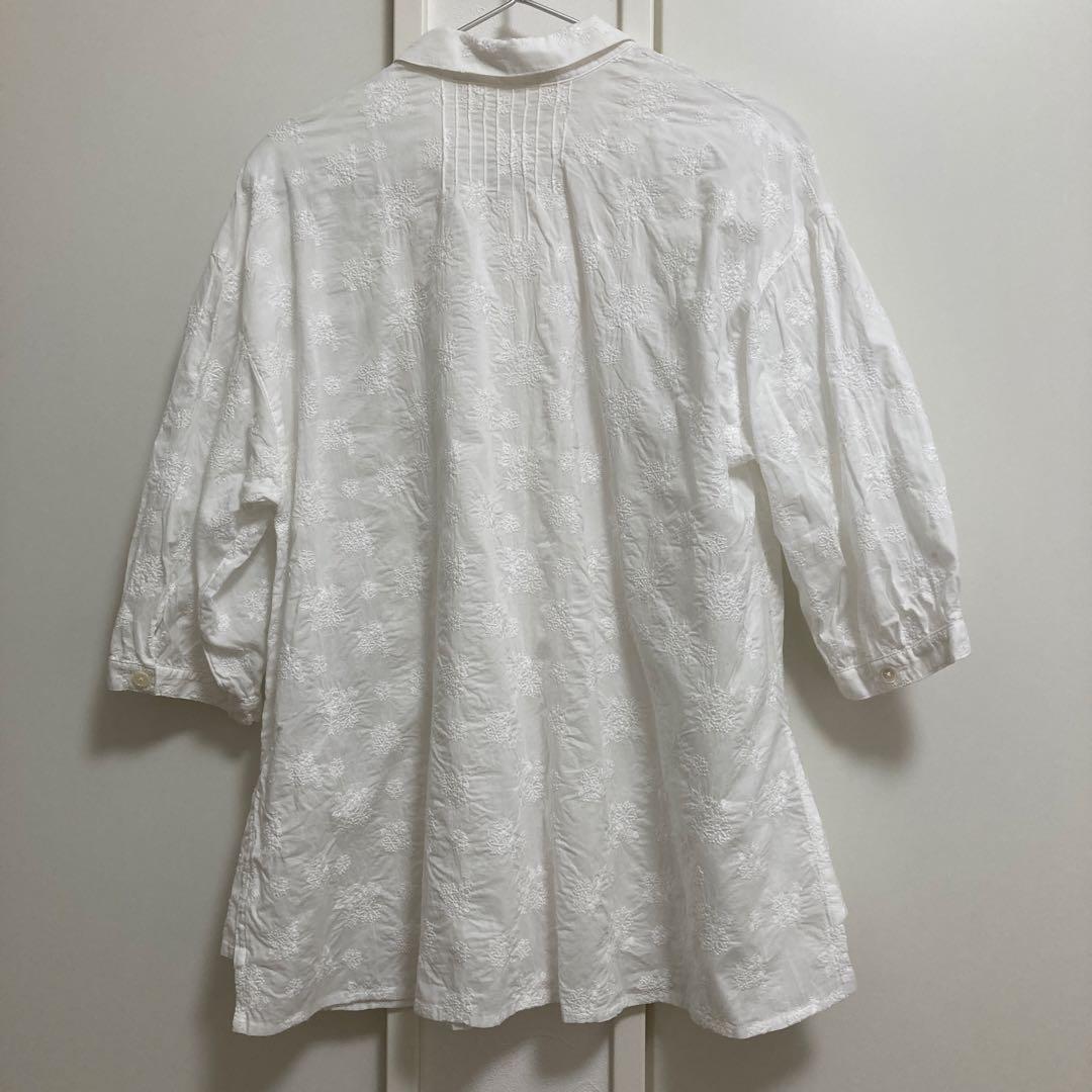 国&昌さま コットンハウスaya 刺繍　半袖ブラウス　白2枚
