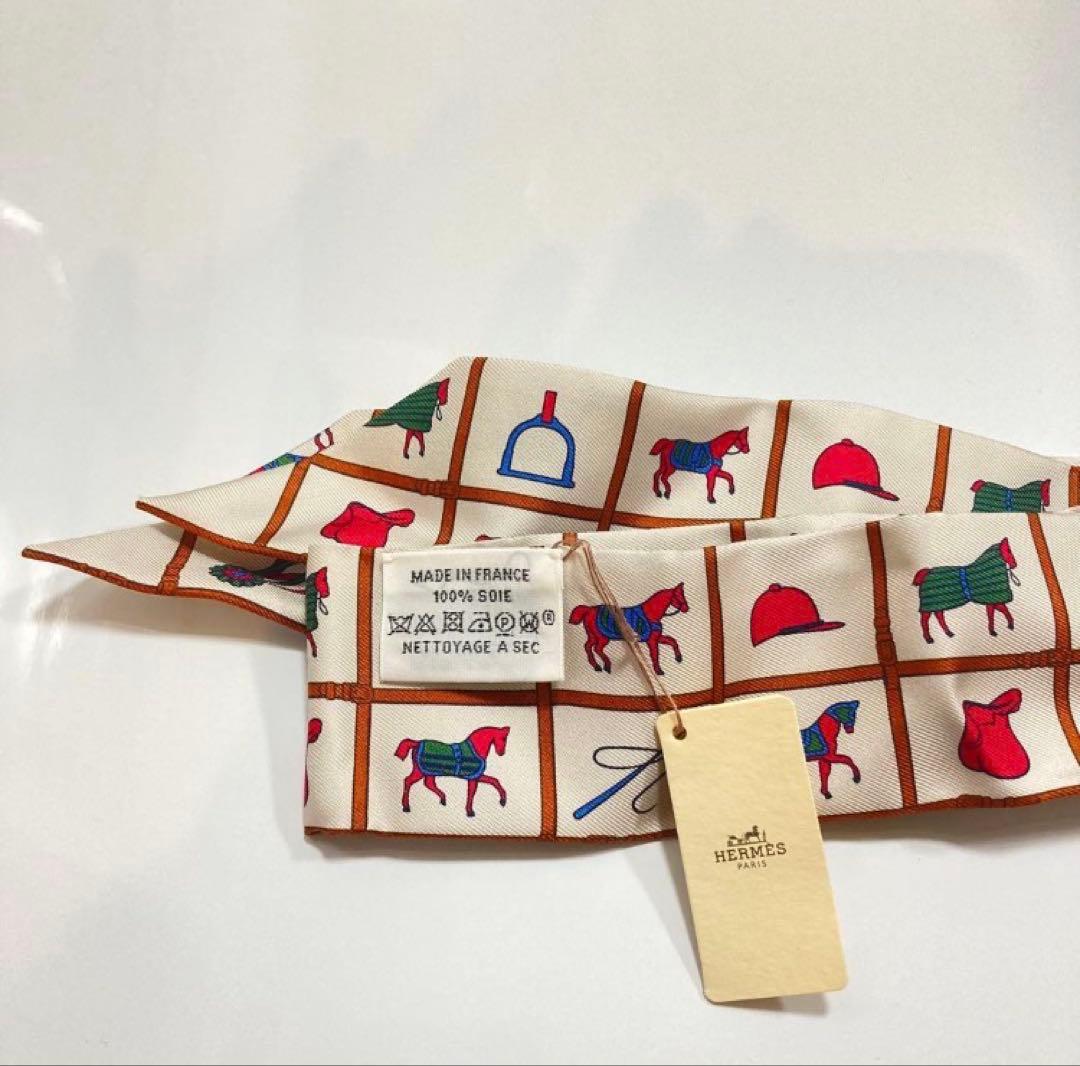 【新品】エルメス HERMES ツイリー スカーフ 馬着