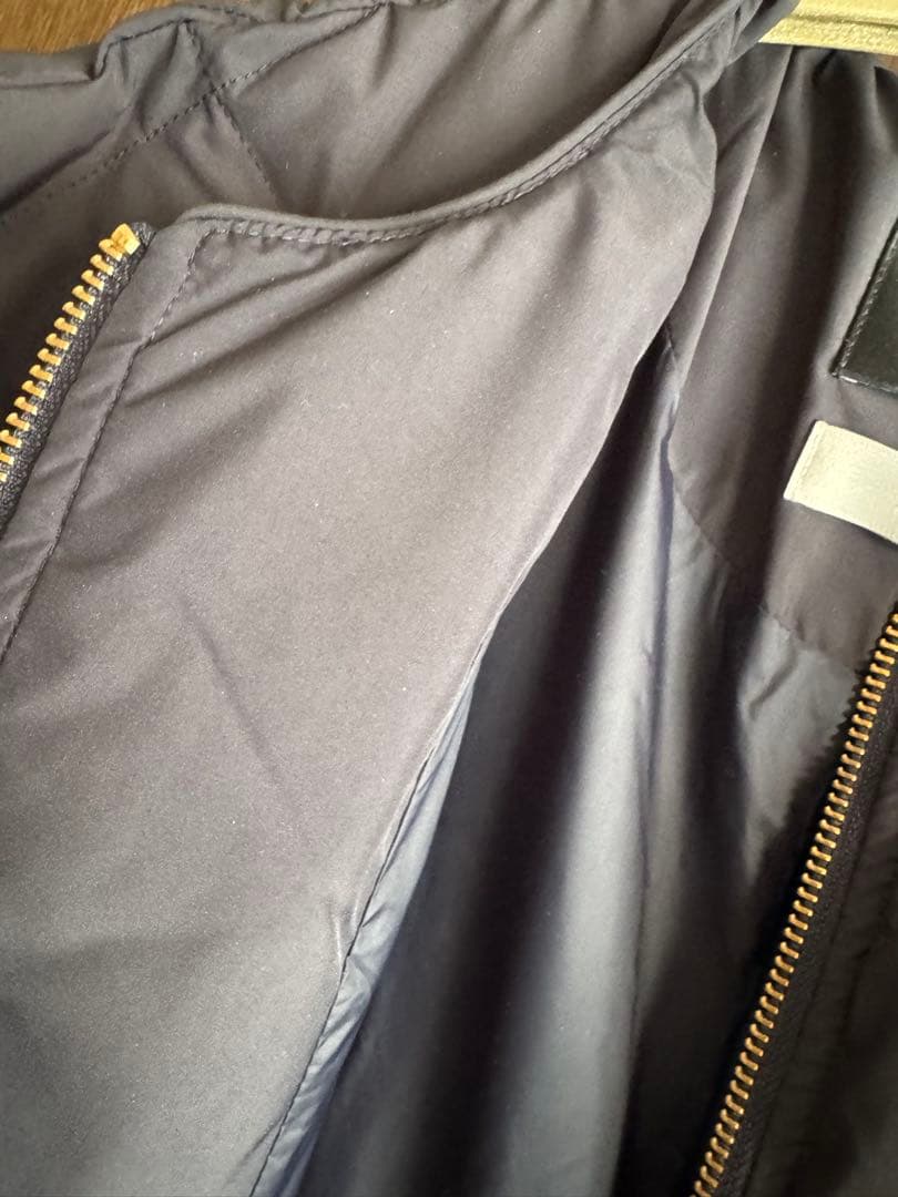 TAION×UNFILO キルティングダウンショート丈ブルゾン 【濃紺】S