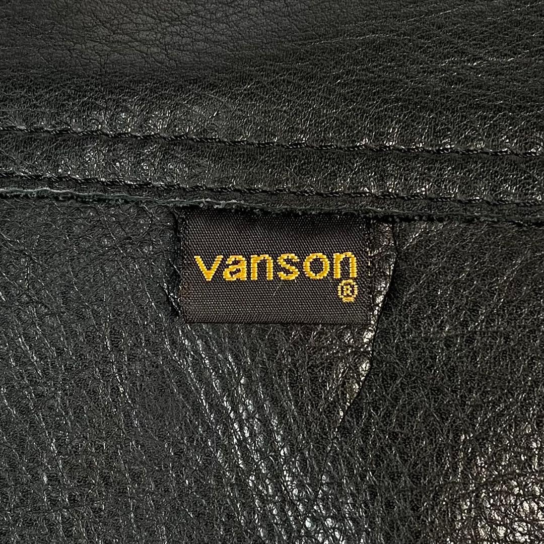 USA製 vanson トートバッグ　レザー　ブラック