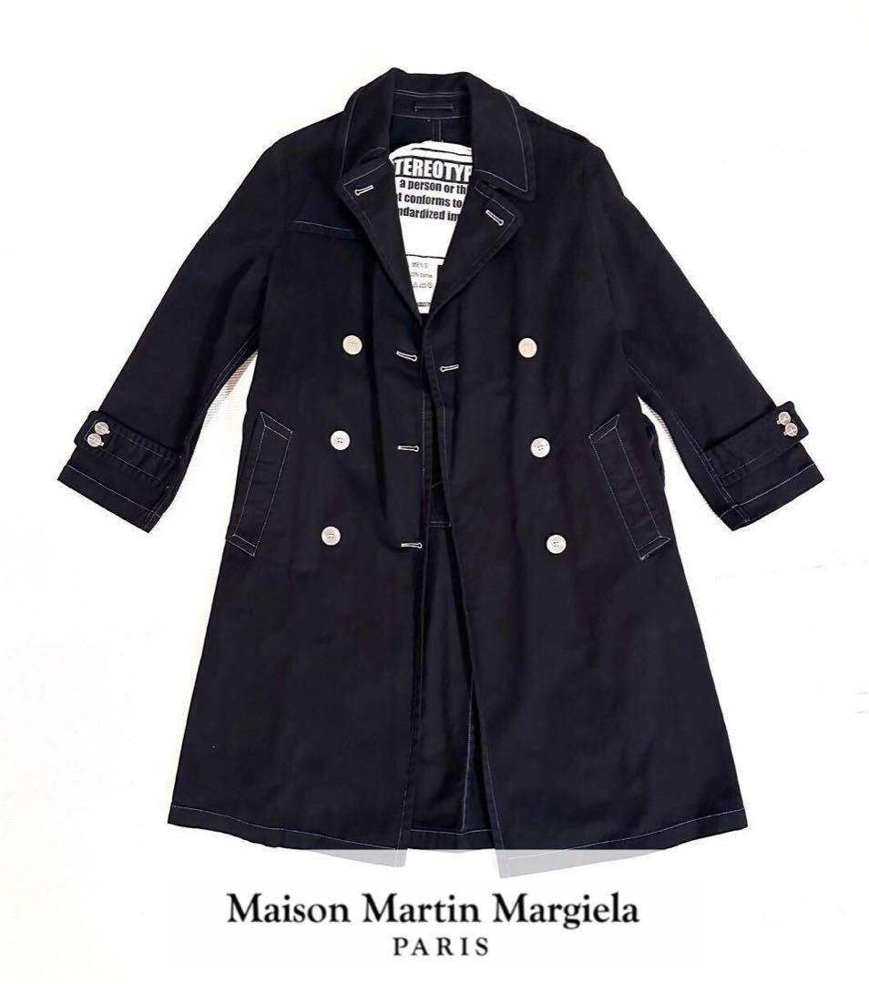 Maison Martin Margiela ブラック トレンチコート
