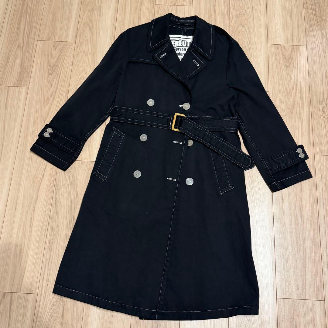 Maison Martin Margiela ブラック トレンチコート