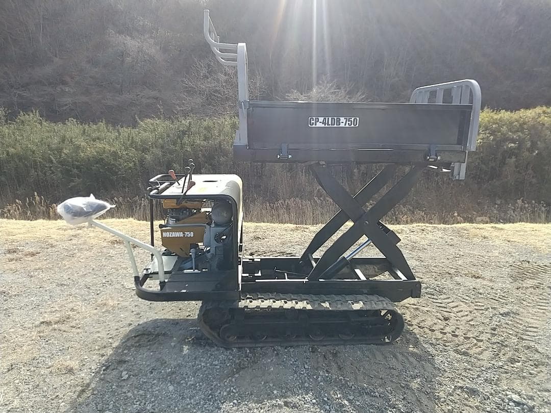 運搬車ノザワ 油圧ダンプ＆リフト CP-4LDB 最大積載量750ｋｇ