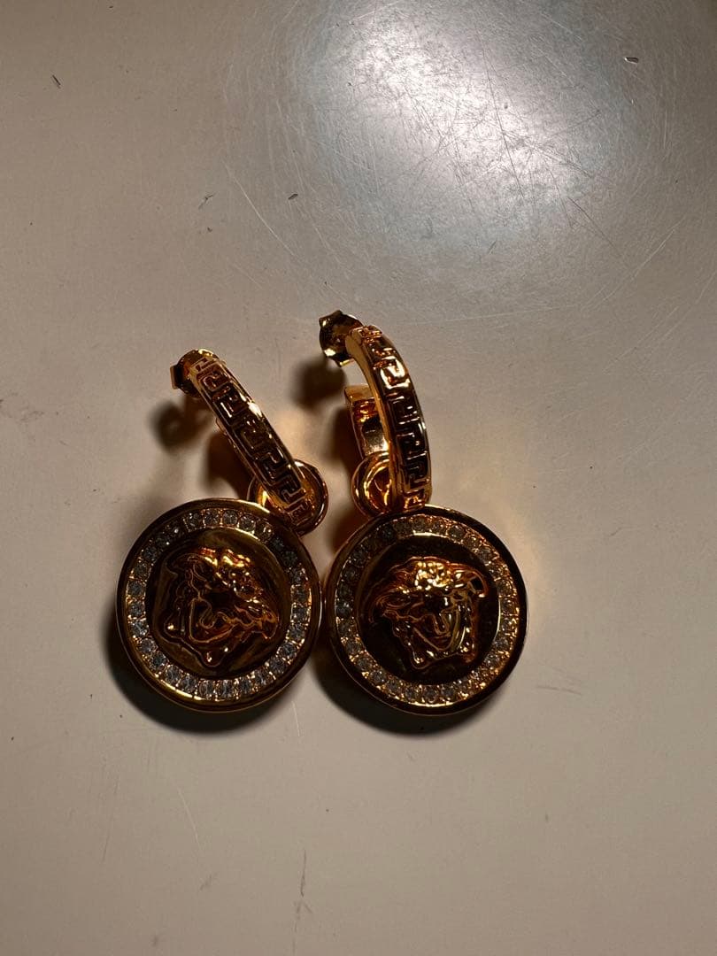 VERSACE ヴェルサーチェ◆メデューサ ドロップ ピアス