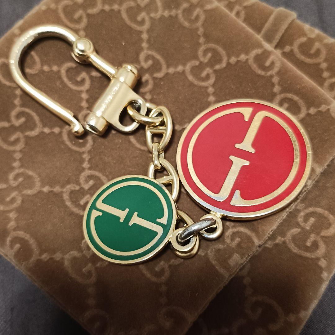 超希少 オールドグッチ キーリング インターロッキング シェーヌダンクル