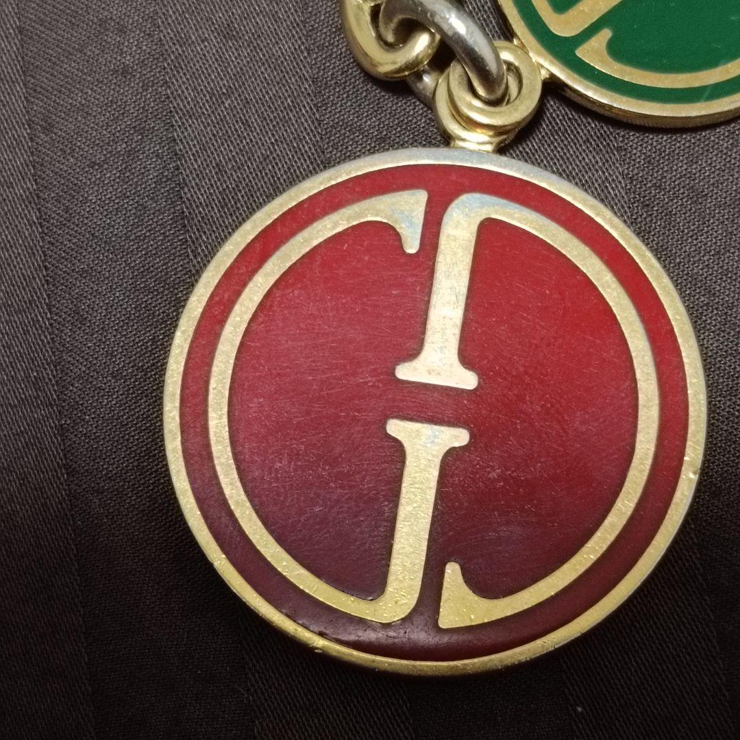 超希少 オールドグッチ キーリング インターロッキング シェーヌダンクル