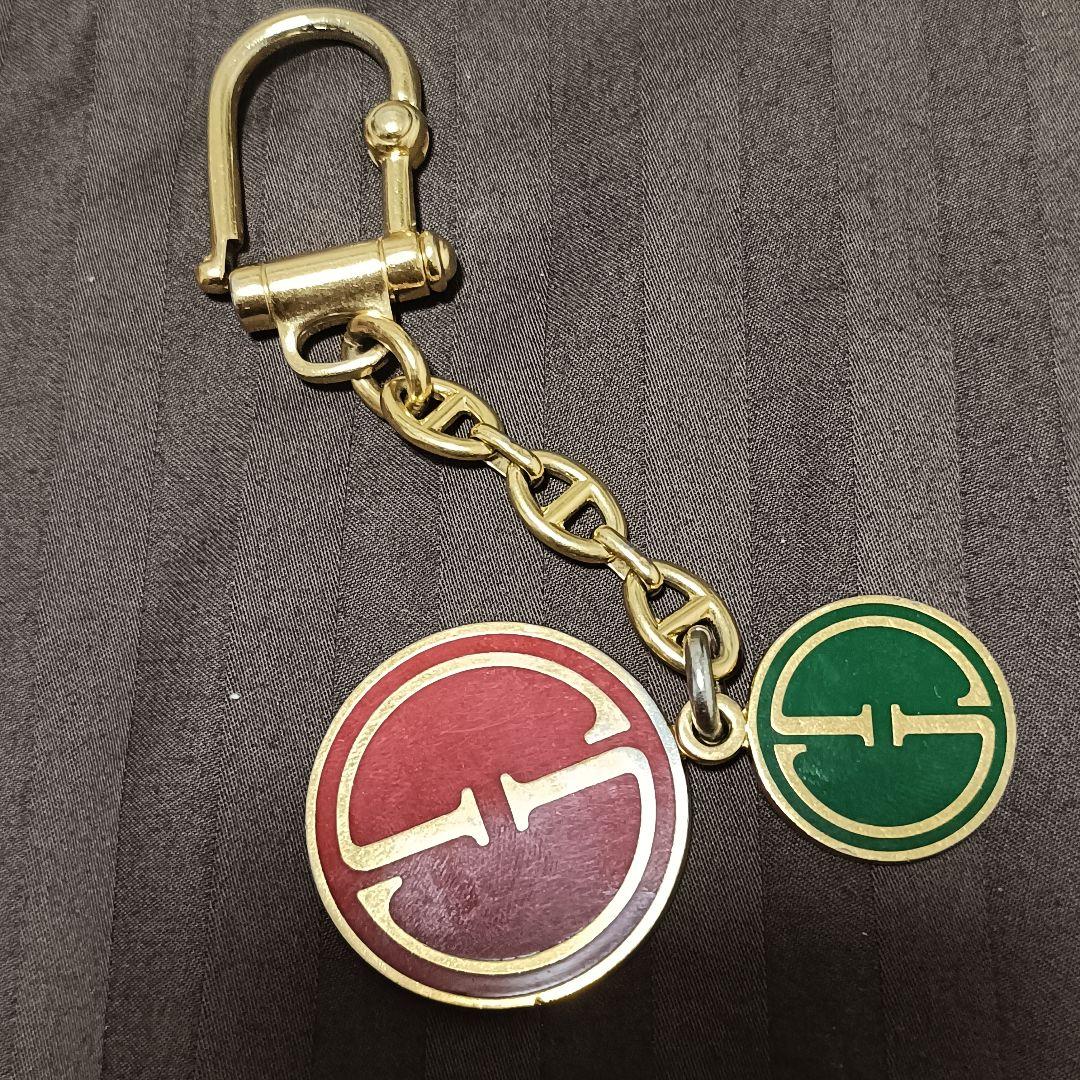 超希少 オールドグッチ キーリング インターロッキング シェーヌダンクル