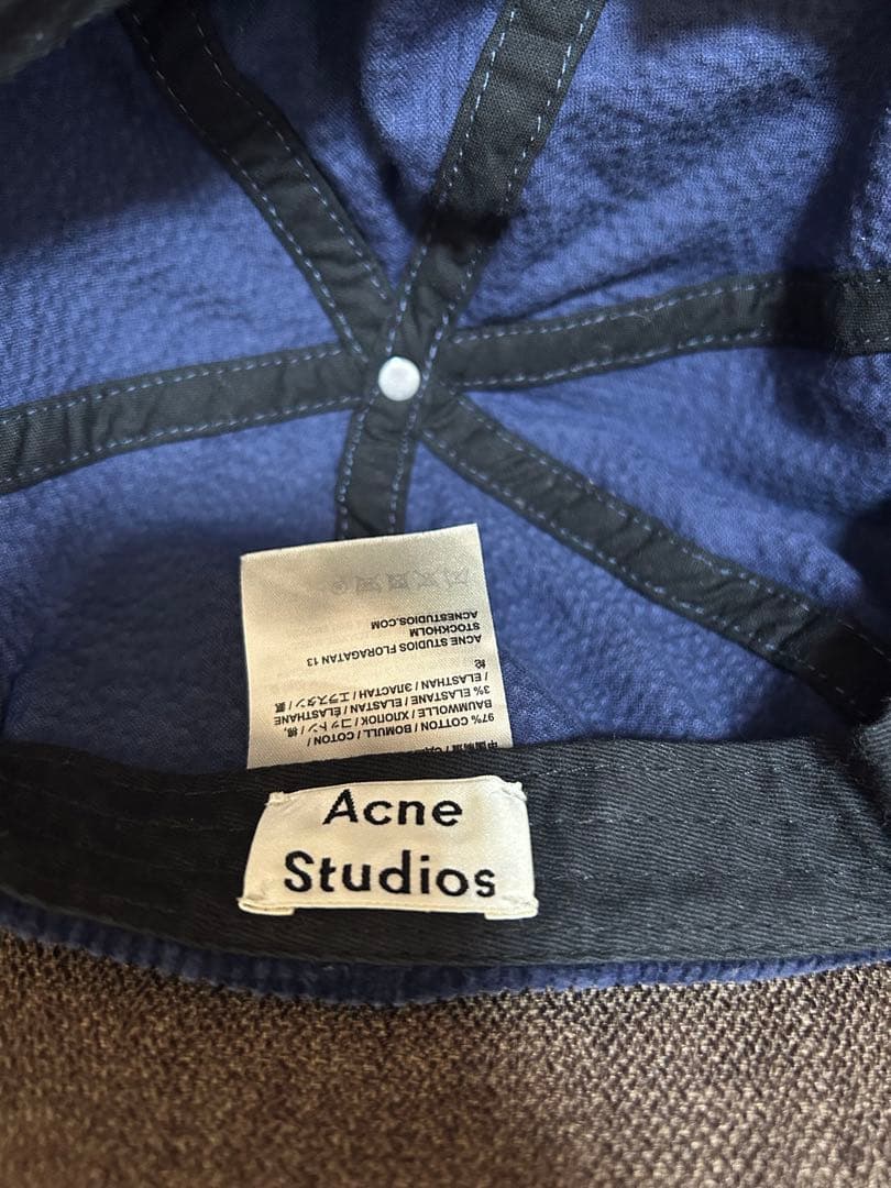 限界値下げ　美品『ACNE STUDIOS』コーデュロイ　キャップ