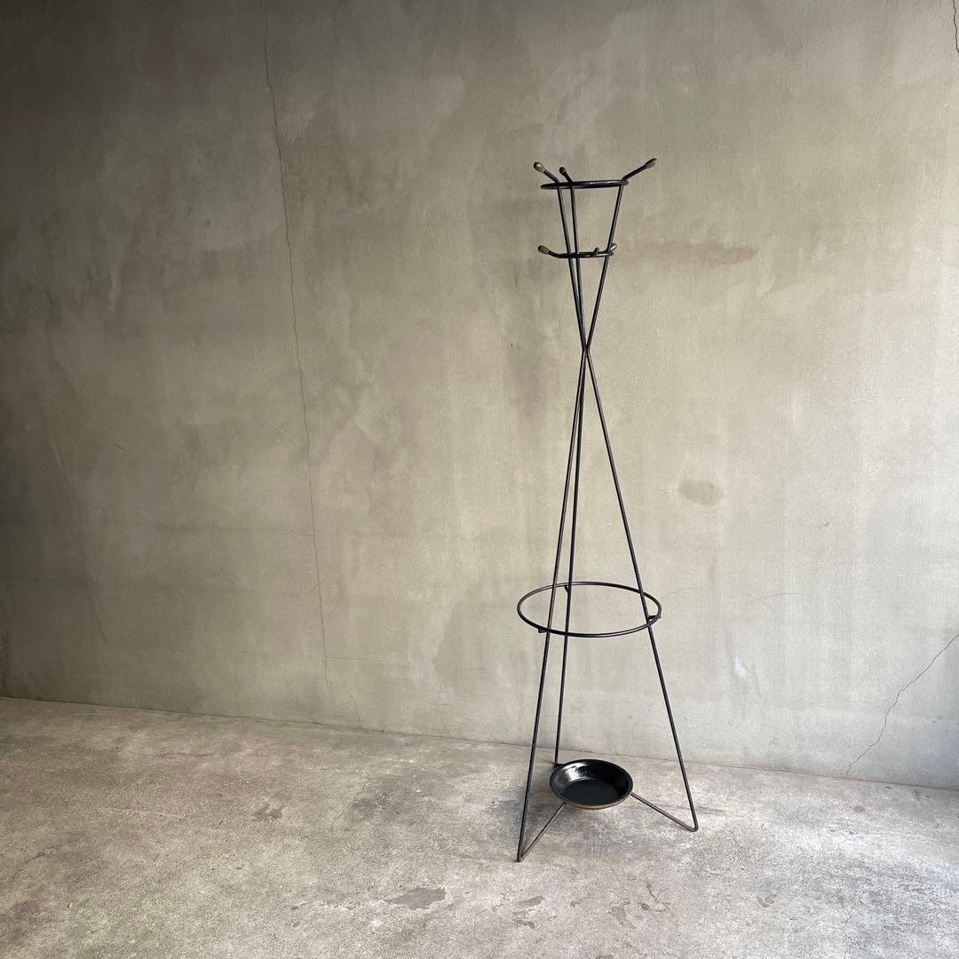 60'sオールドヴィンテージ インダストリアル　スチールコートハンガー