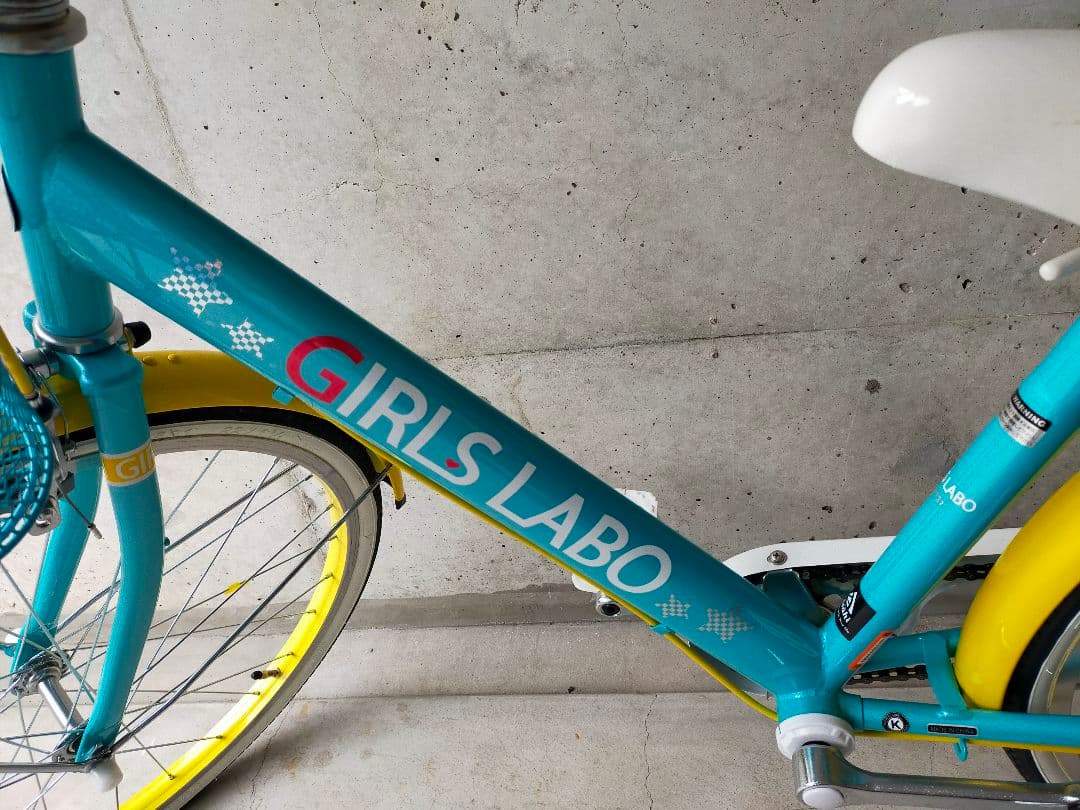 あさひ　ガールズ　ラボ　ポップ　変速なし自転車　22インチ