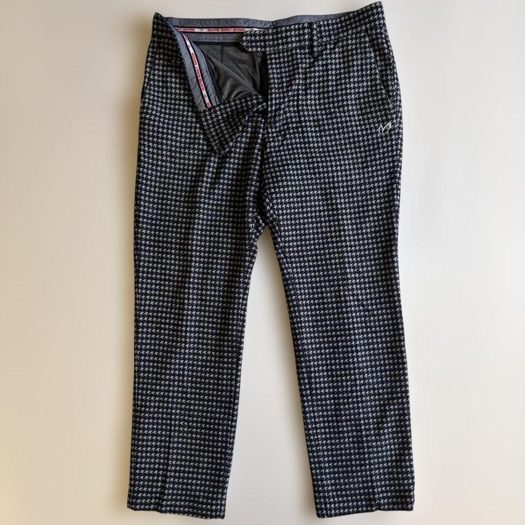 【美品,XL】MASTER BUNNY EDITION 千鳥格子柄 パンツ