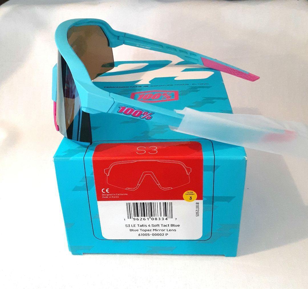 最新作 100% S3 タティス 2025 ワンハンドレッド サングラス