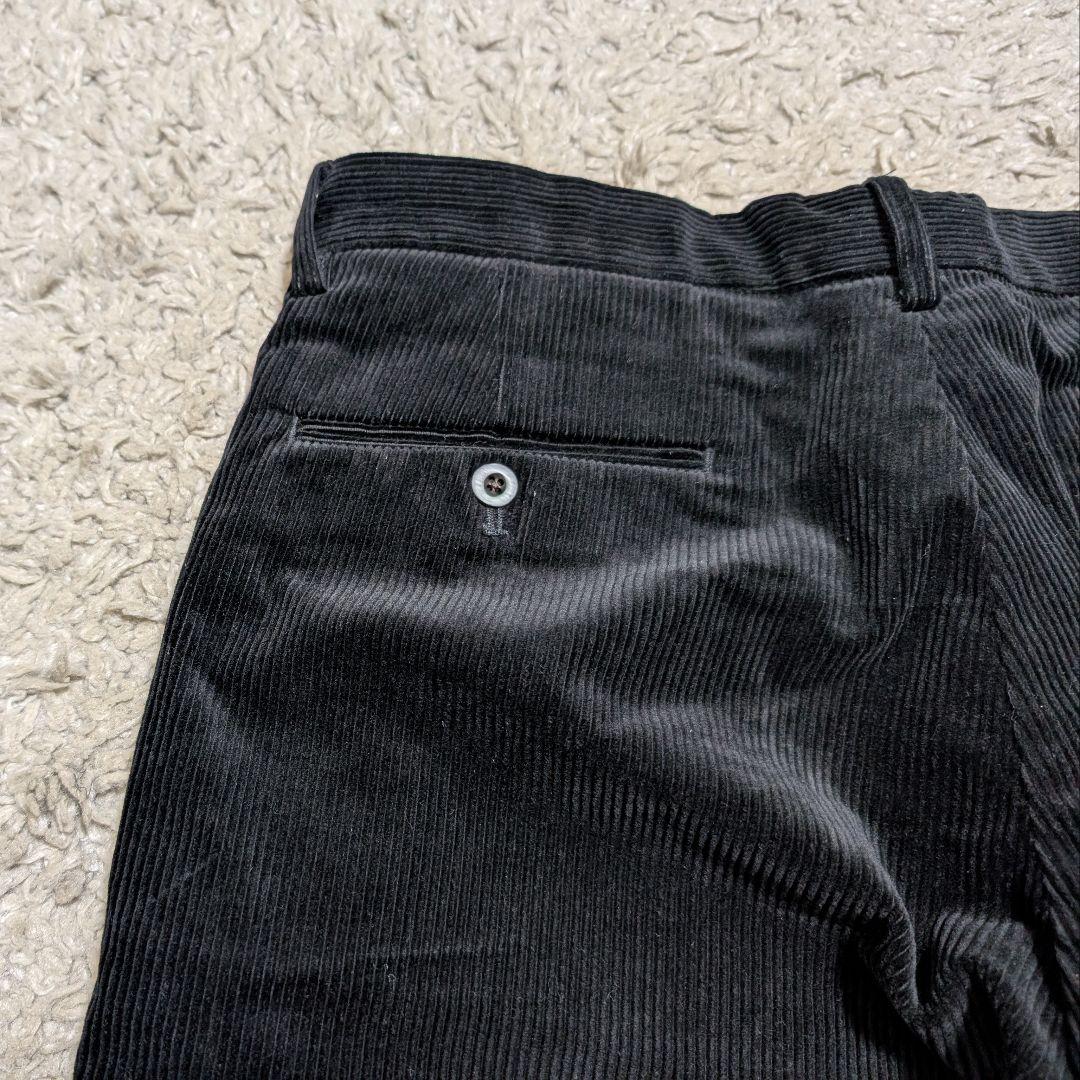 ラルフローレン 太畝 コーデュロイパンツ PRESTON ブラック W33