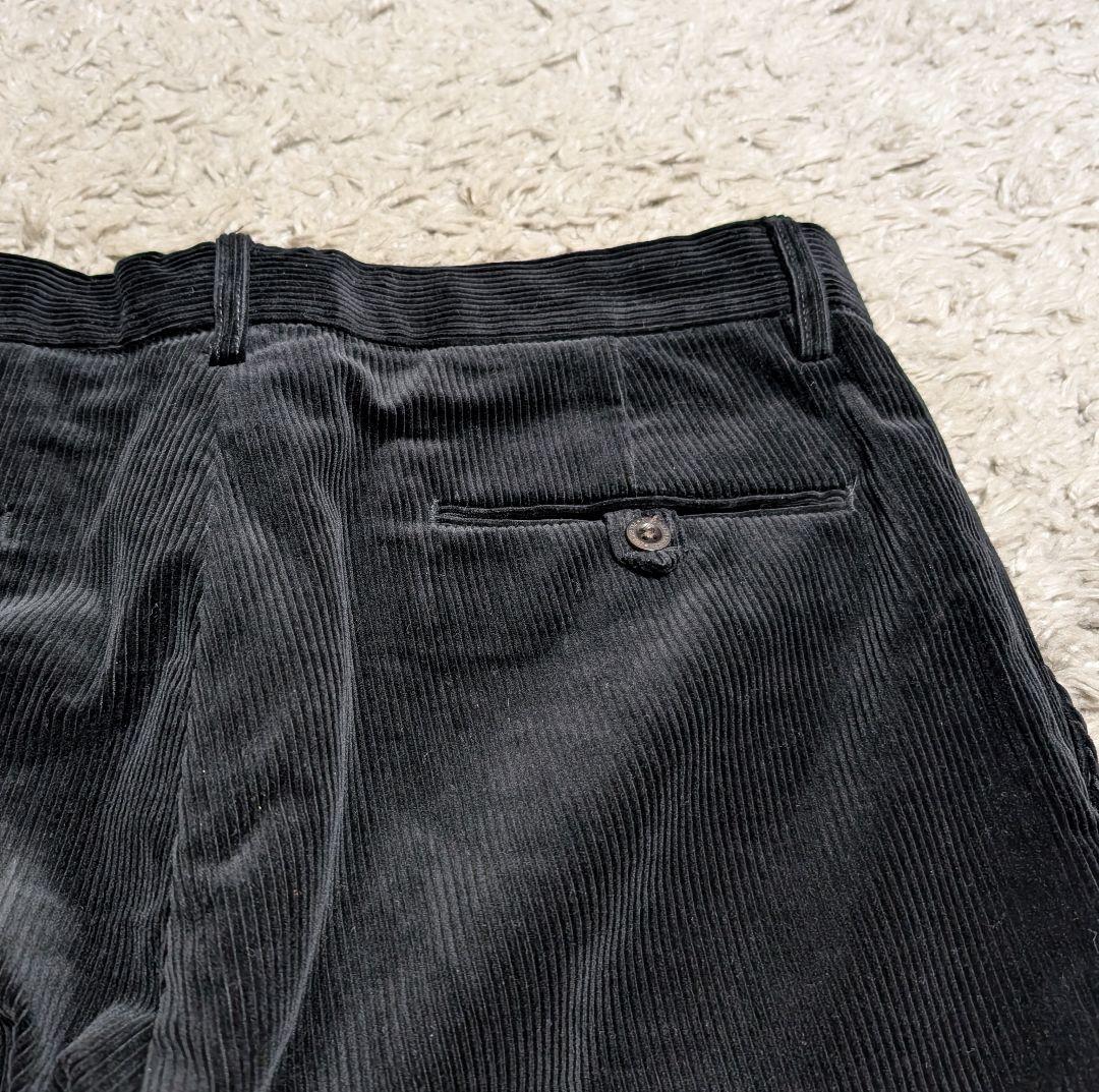 ラルフローレン 太畝 コーデュロイパンツ PRESTON ブラック W33
