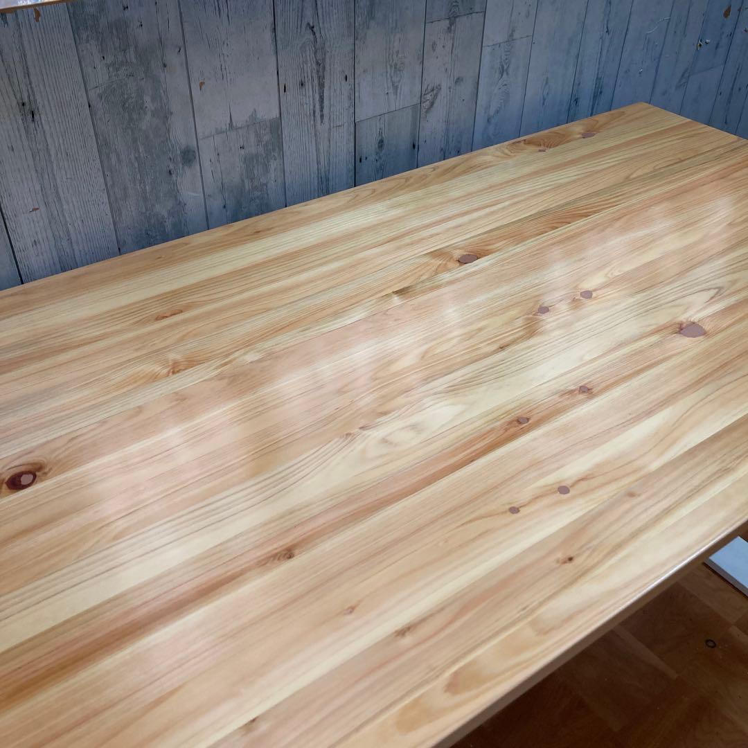 机 テーブル カウンター 幅120cm ヒノキの集成材