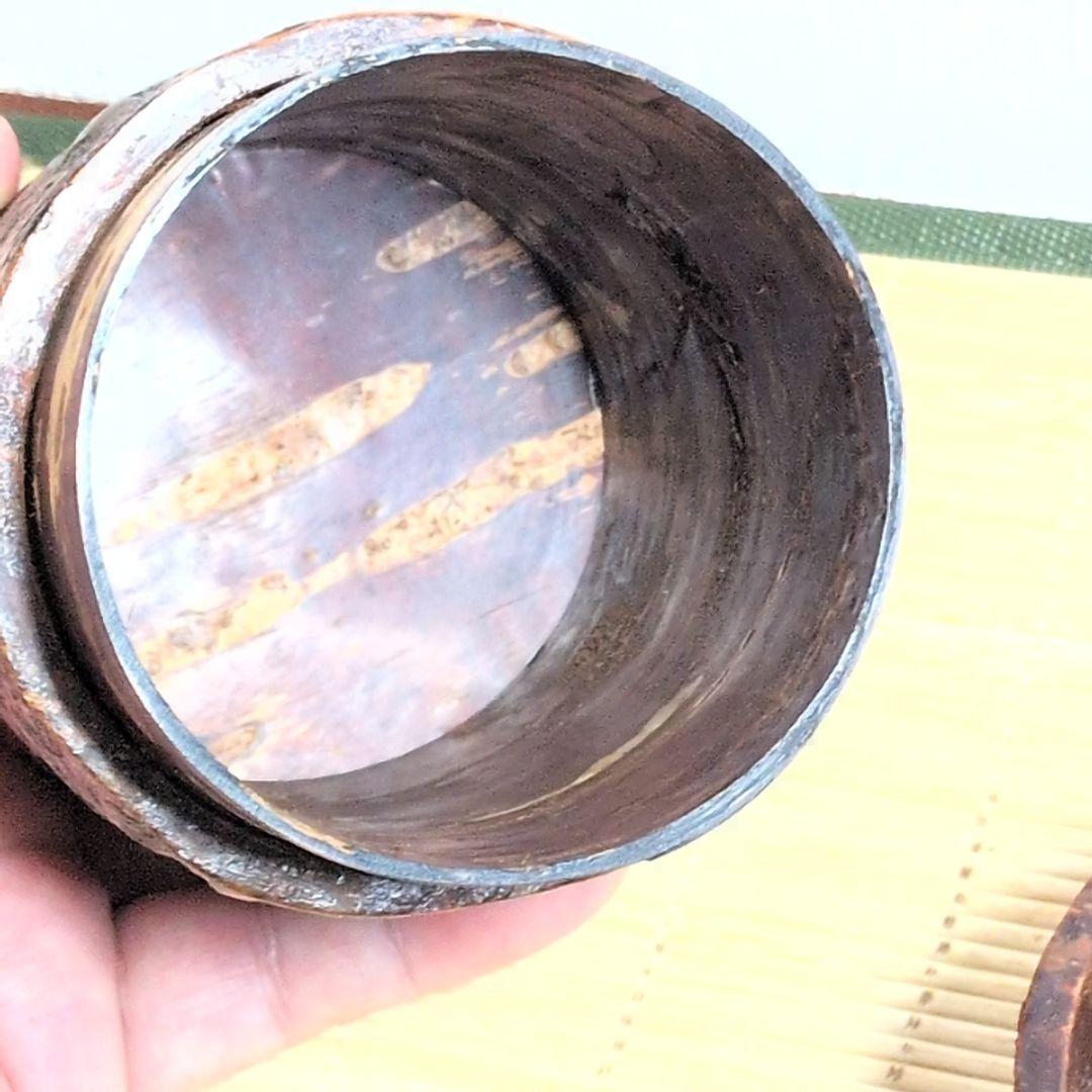 秋田 角館 樺細工 桜皮細工 茶筒 茶入 煎茶道具 伝統工芸品