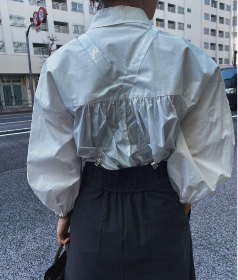 チェーン付きクロスデザインサスペンダー