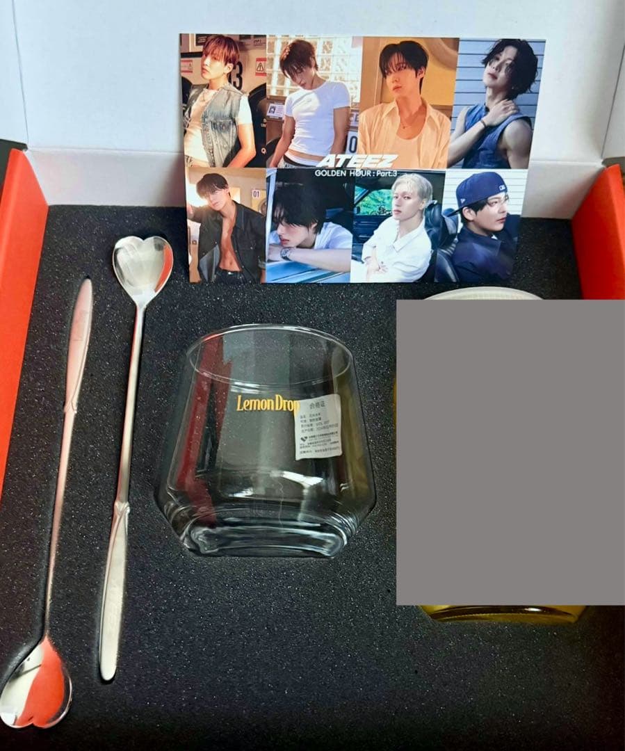 ATEEZ アチズ Lemon Drop サノク 限定 ギフト グラス