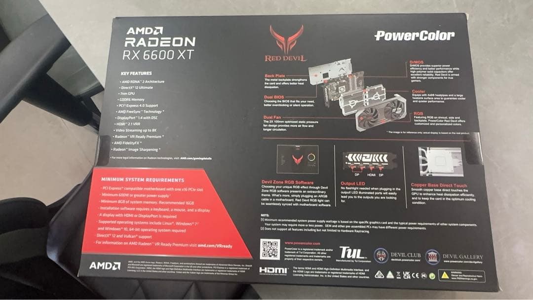 新品未使用AMD Radeon RX 6600XT 8GB