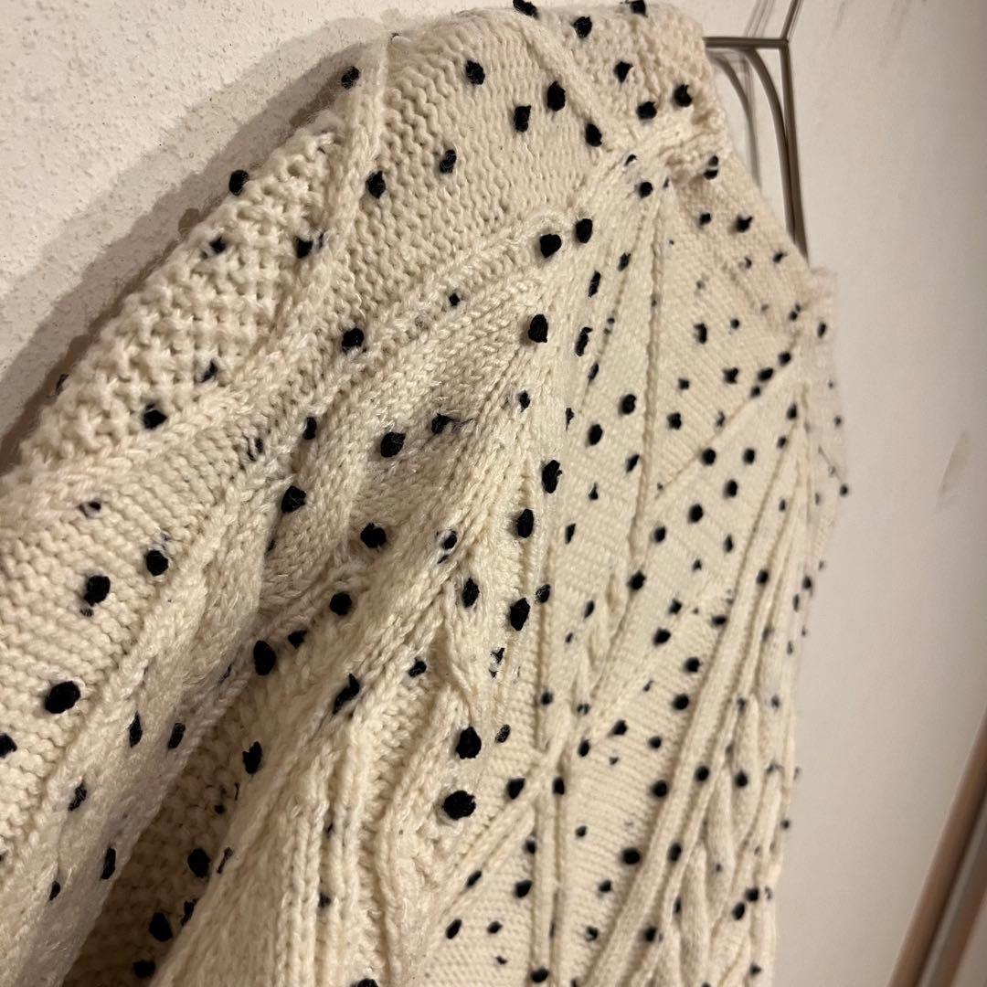 トップス Coohem YONETOMI PONPON KNIT CARDIGAN