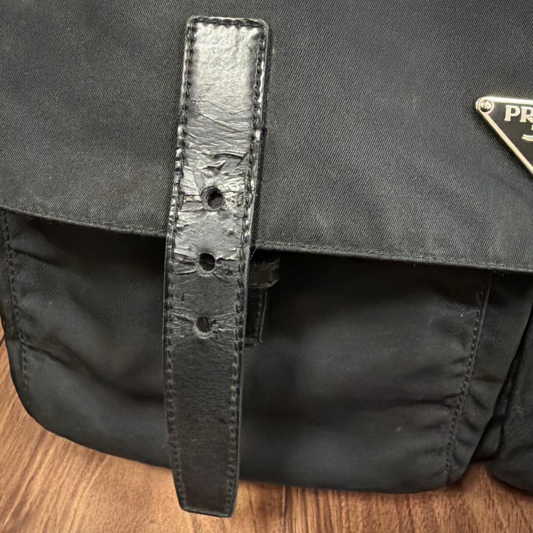 PRADA プラダ ナイロン メッセンジャーバック ジャンク品　BT1738
