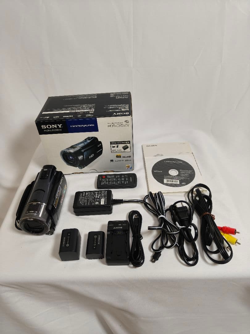SONY HANDYCAM HDR-CX550V 本体+バッテリー2個