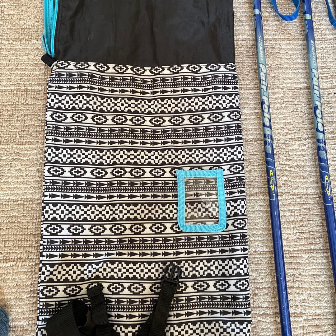 子供スキーセット NISHIZAWA120 ストック　ブーツバック、板ケース