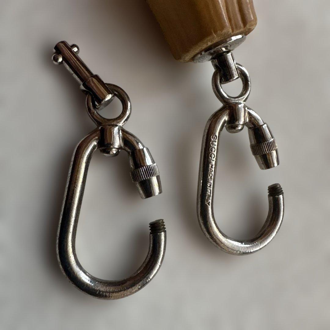 GUCCI KEYRING　グッチキーホルダー バンブー バッグチャーム