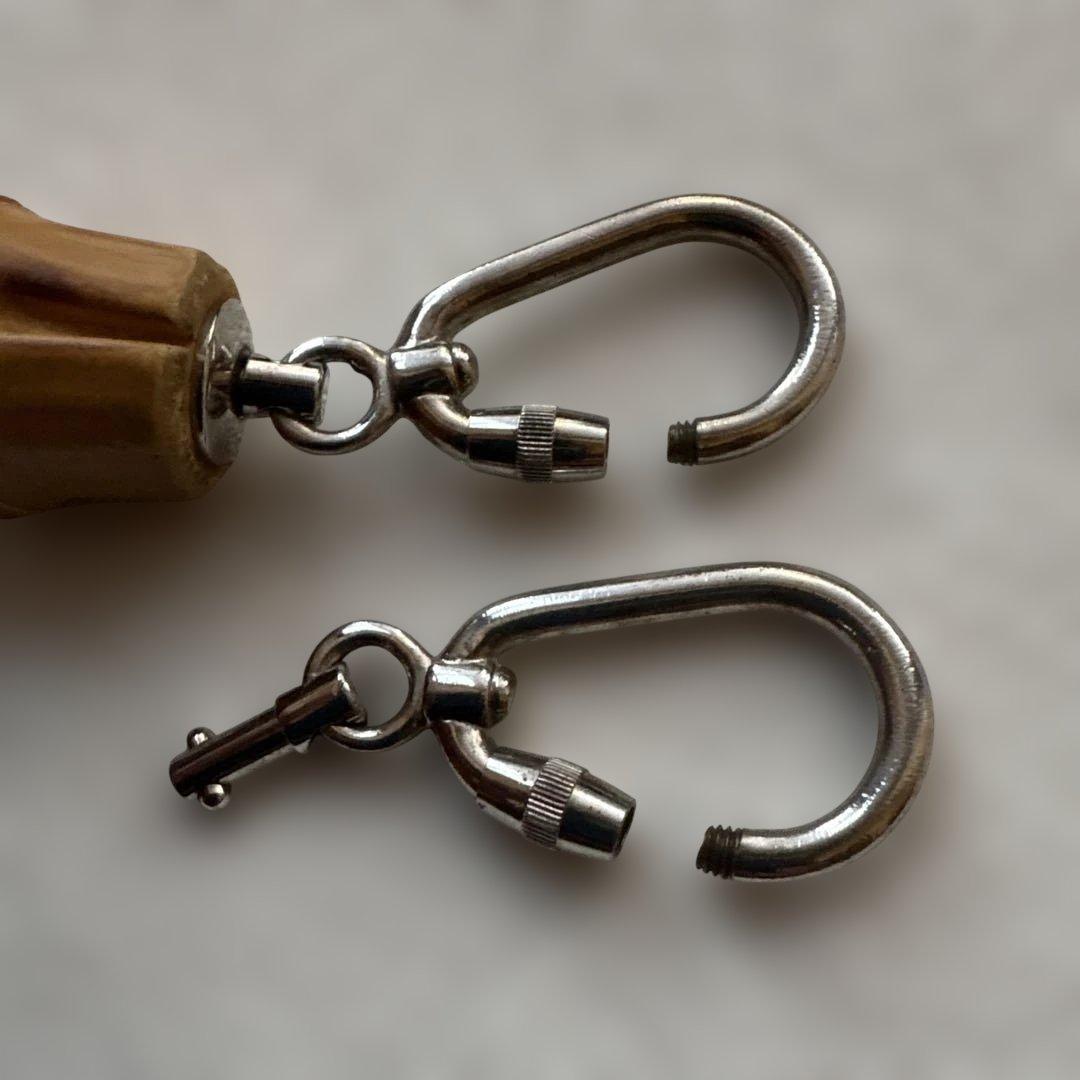 GUCCI KEYRING　グッチキーホルダー バンブー バッグチャーム