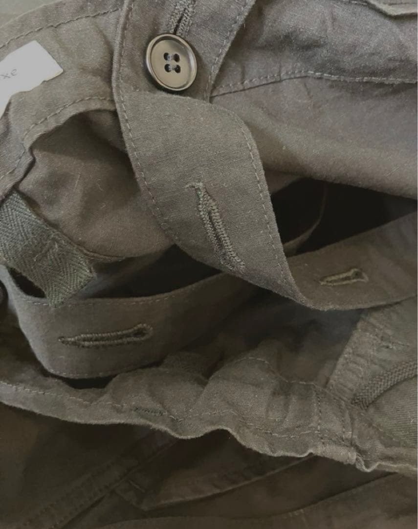 js luxe CLポプワッシャー サスペンダーパンツ