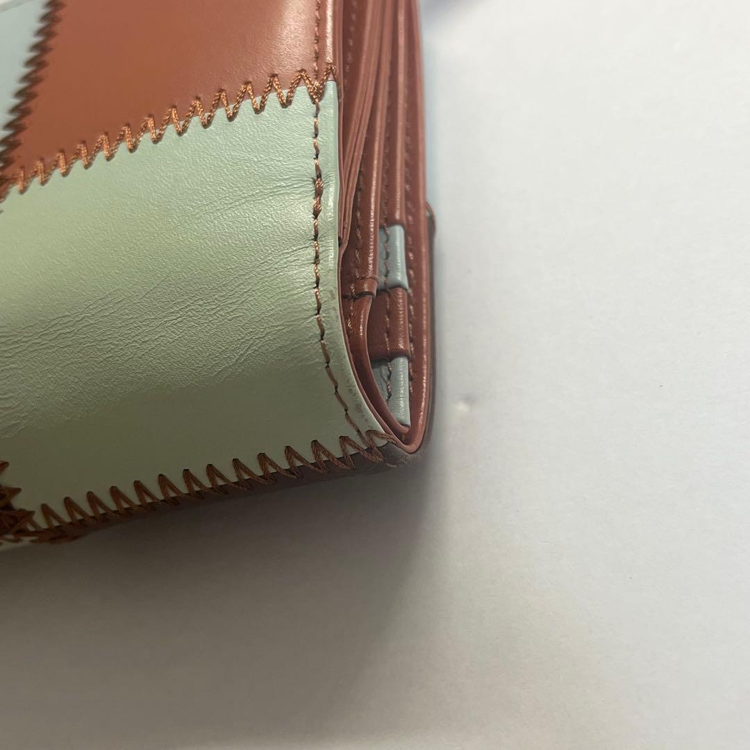 MARY QUANT マリークヮント パッチワークウォレット 二つ折り財布