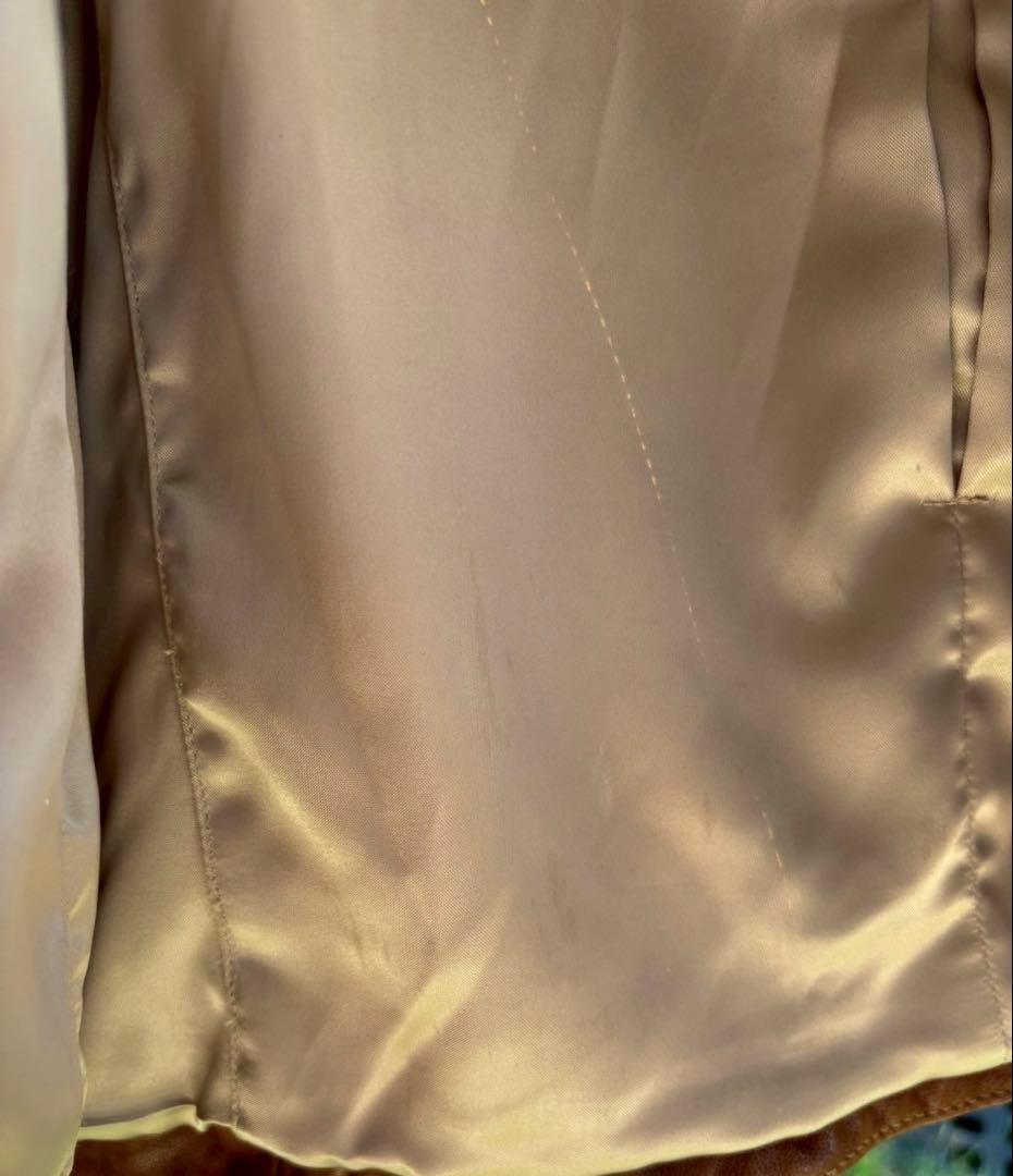 goa ゴア ビックフードジャケット レザー