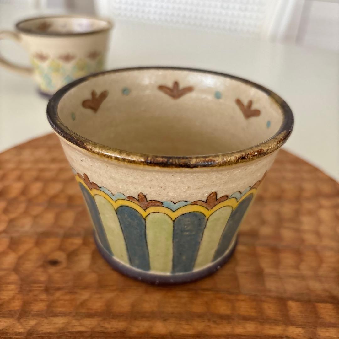 増山文 コーヒーカップ 2個セット 未使用品