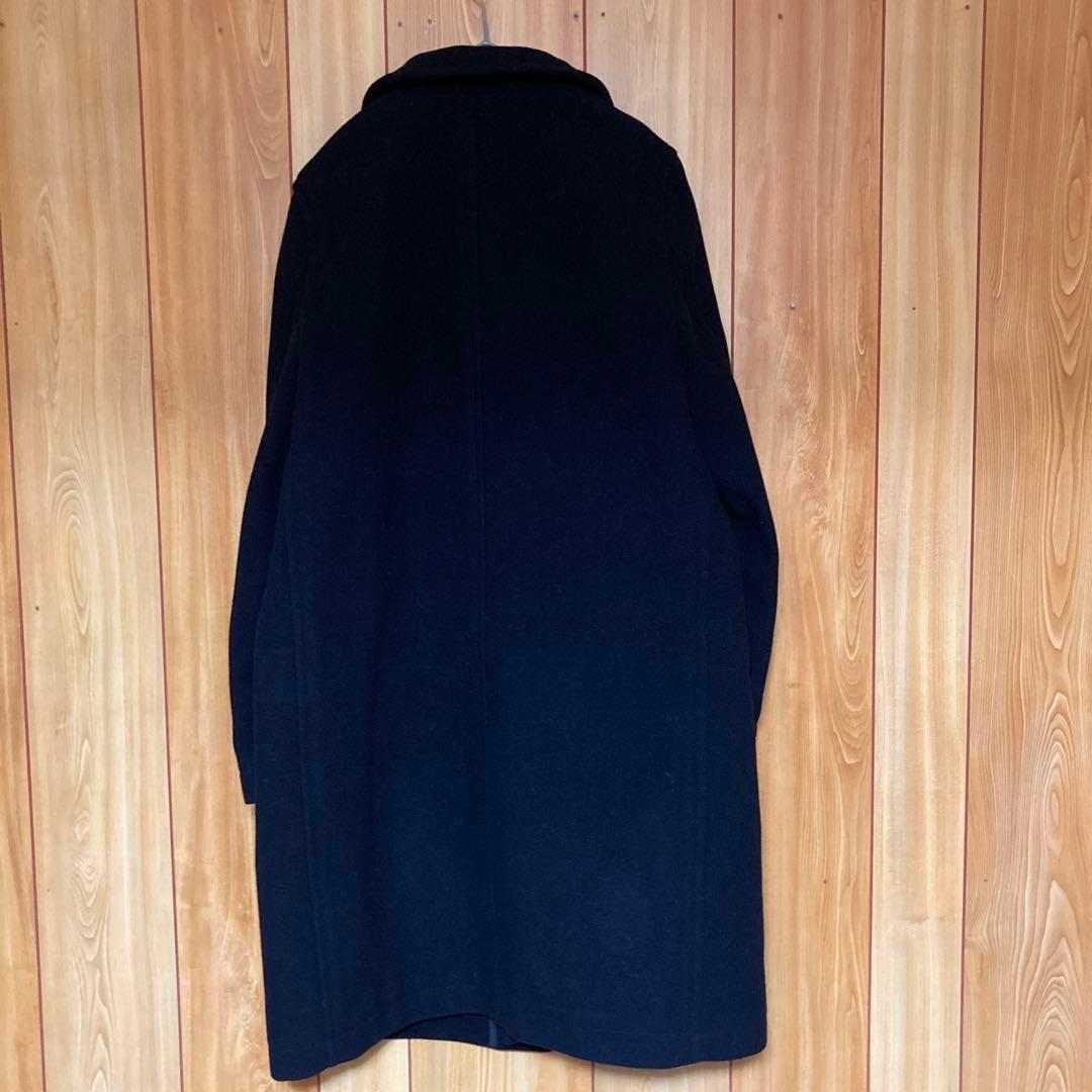 MHL. ダッフルコート　ロング丈　メルトン　丸襟　マーガレットハウエル　L