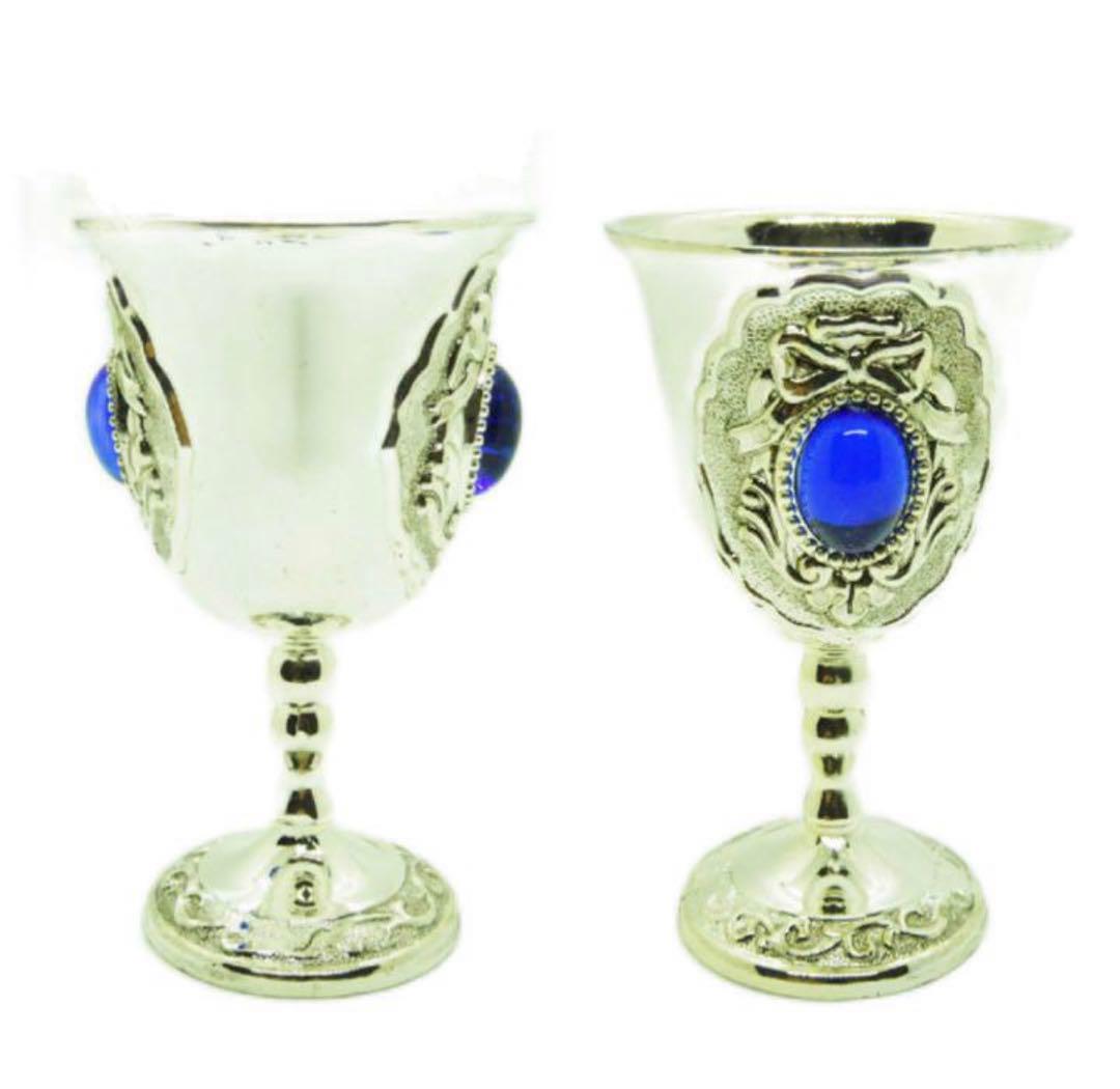 8点セット☆新品☆【イスラム食器】ポット＆グラス6客＆トレー セット＊シルバー＊